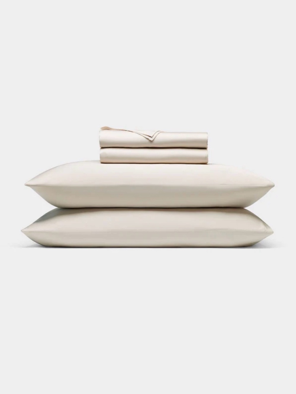 Cozy Earth Viscose from Bamboo Sheet Set in Oat - King- $328 retail NWOT